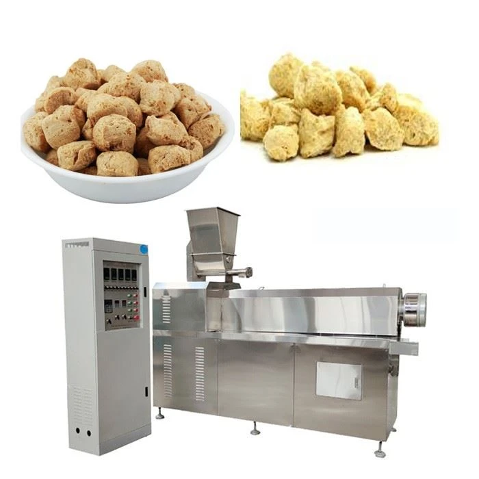 Double Screw Extruder Soybean Machine