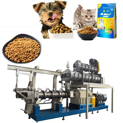 Máquinas de processamento de alimentos para cães e gatos