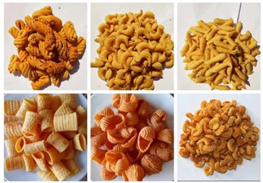 Máquina de linha de produção de salgadinhos fritos
