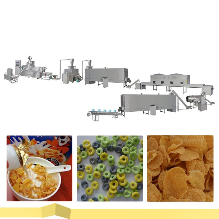 corn flakes production machine