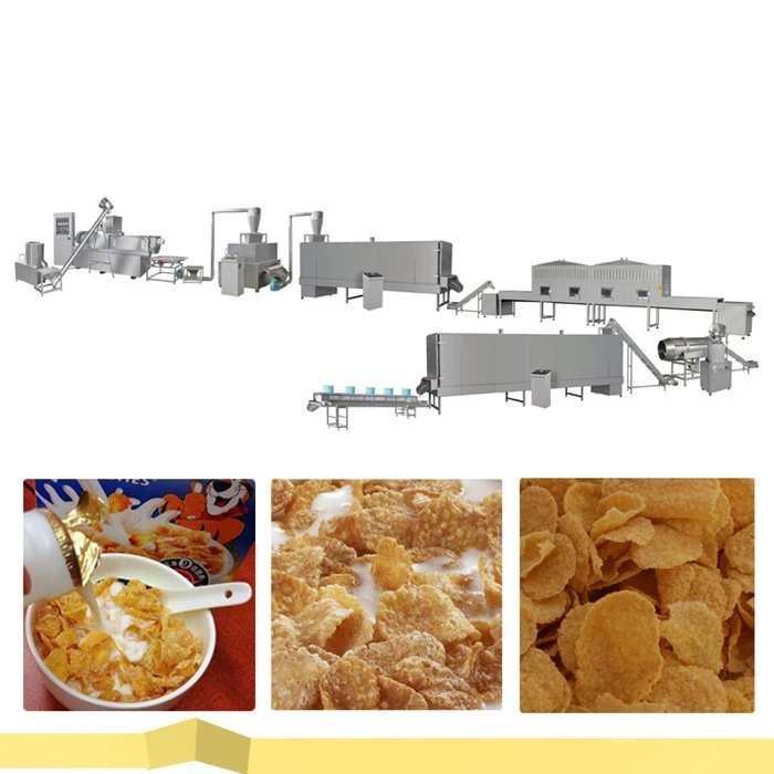 Corn Flakes Snacks Food Production Machine