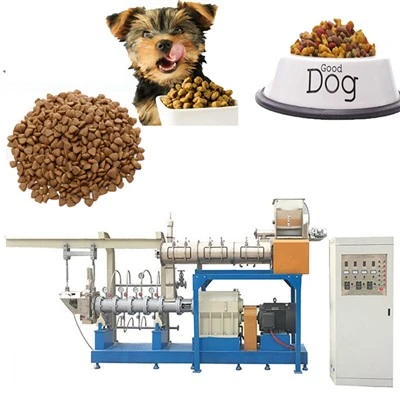 Extrusora de linha de produção de alimentos secos para cães