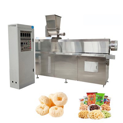 Linha de produção de alimentos inchada
